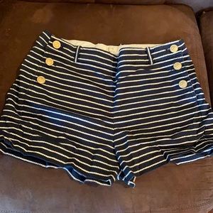 J crew nautical shorts size 8